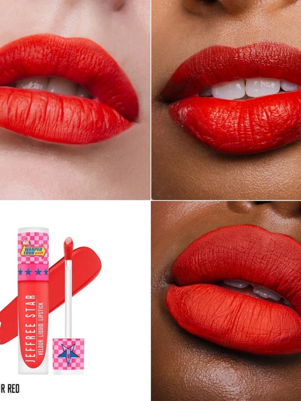 NEW Full Size Jeffree Star Liquid Lipstick - Warped Tour Red